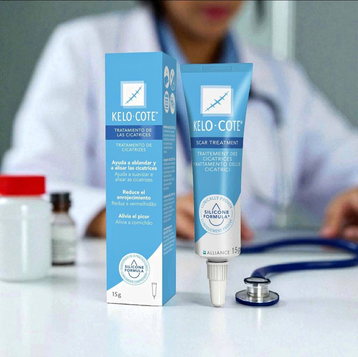 GEL ANTI-CICATRICE KELO-COTE   ( 1500 da )